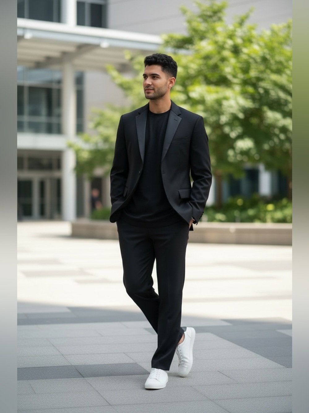 Gieves & Hawkes Black Tuxedo Jacket 46L